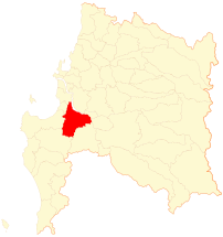 Mapa de la  Comuna  de Santa Juana