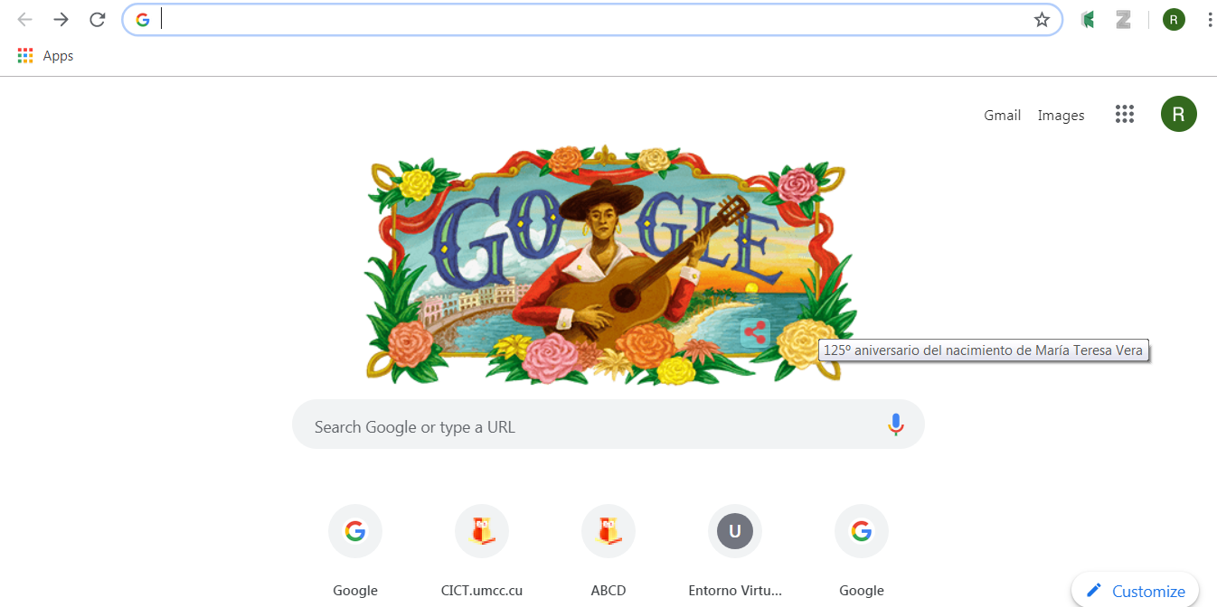 María Teresa Vera homenajeada por Google