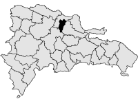 Ubicación geográfica de la provincia Hermanas Mirabal
