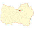 Mapa de la  Comuna  de Olivar