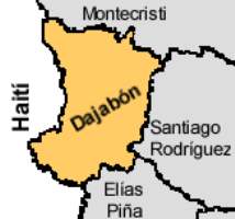 Mapa de la provincia de Dajabón