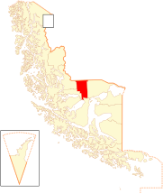 Mapa de la Comuna  Laguna Blanca