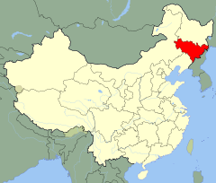 Mapa de Jilin