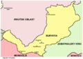 Ubicación de Buriatia