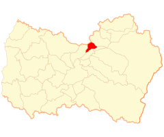 Mapa de la  Comuna  de Doñihue