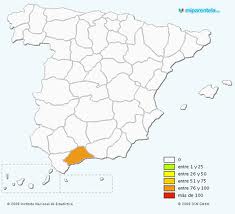 Ubicación de Istán en España