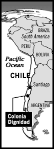 Localización de Colonia Dignidad en Chile
