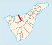 Ubicación del municipio La Guancha en Santa Cruz de Tenerife