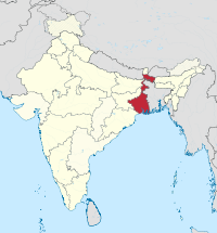Mapa Bengala Occidental-India (Plantilla).png