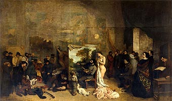 El estudio del pintor (1854-1855)
