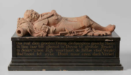 Ontwerp voor het grafmonument van Maerten Harpertsz Tromp, 1654-1655.