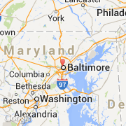Mapa de la Ciudad de Baltimore