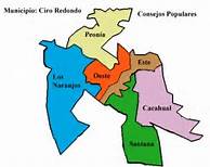 Mapa de las Localidades de Ciro Redondo