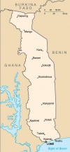 Ubicación de Lomé