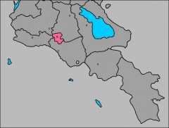 Ubicación de Ereván