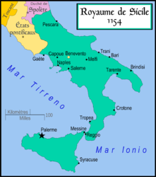 Ubicación de Regnum Siciliae
