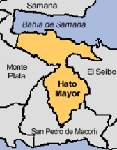 Mapa de la Provincia Hato Mayor