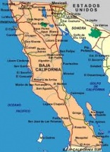 Ubicación de Baja California