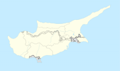 Localización de Limasol en Chipre
