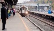 Metro-North Railroad New Haven Line tren en Stamford