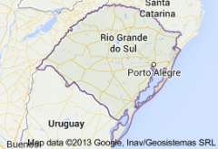 Mapa de Río Grande do Sul