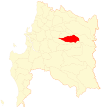 Mapa de la  Comuna  de El Carmen