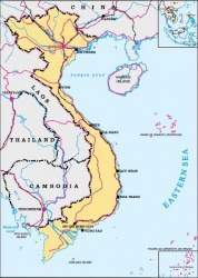 Mapa o ubicación de Viet Nam