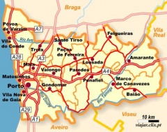 Mapa de Oporto