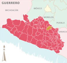 Mapa de Copalillo.