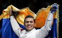 El esgrimista venezolano Rubén Limardo, primer medallista venezolano en los Juegos de Londres 2012 y el segundo en la historia deportiva de dicha nación.