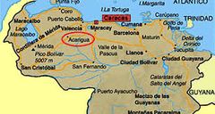 Localización de la ciudad de Acarigua