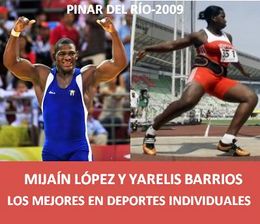 Mijaín López y Yarelis Barrios.JPG