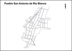 Mapa de San Antonio de Río Blanco