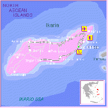 Ubicación de Isla de Ikaria