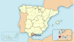 Ubicación de Tolox en España