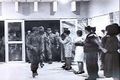 Fotografía del Comandante en Jefe Fidel Castro a su llegada al hospital "Mártires del 9 de Abril" para su inauguración