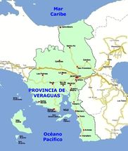 Localización de la provincia de Veraguas