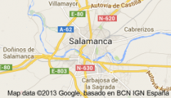 Mapa de Salamanca