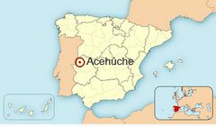 Ubicación de Acehúche en España
