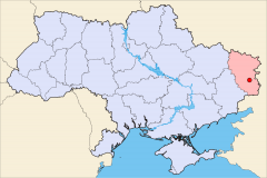 Ubicación de Lugansk