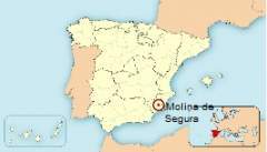 Ubicación de Molina de Segura en España