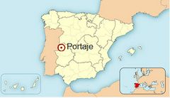 Ubicación de Portaje en España