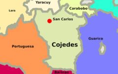 Localización de la ciudad de San Carlos