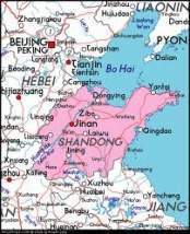 Mapa de Shandong