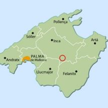 Localización de Pollensa en la Isla de Mallorca.