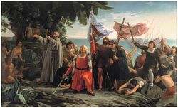 Primer desembarco de Cristóbal Colón en América.jpg