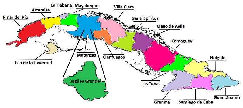 Mapa con la ubicación Geográfica del municipio Jagüey Grande, Matanzas, Cuba.jpg