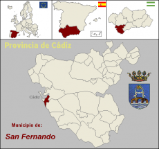 Localización del municipio de San Fernando