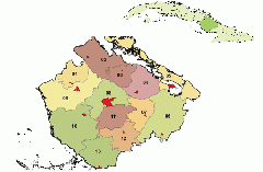 Ubicación de la provincia de Camagüey