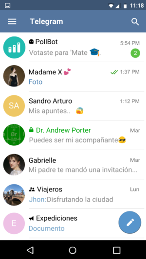 Telegram Android screenshot (v 3.3, Spanish).png